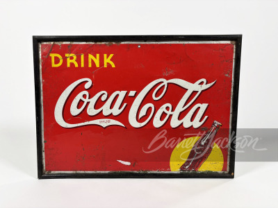 EARLY 1940S COCA-COLA TIN SIGN