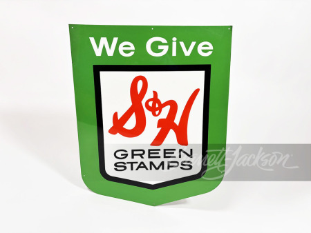 1960S S&H GREEN STAMPS TIN SIGN