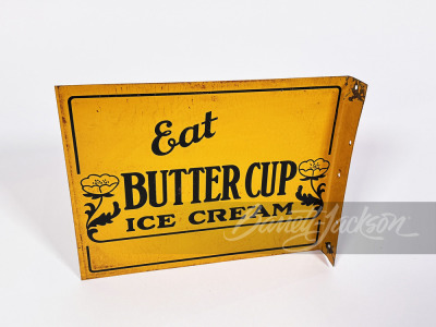 1920S BUTTER CUP ICE CREAM TIN SIGN