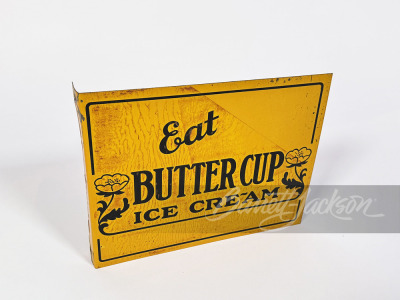 1920S BUTTER CUP ICE CREAM TIN SIGN - 2