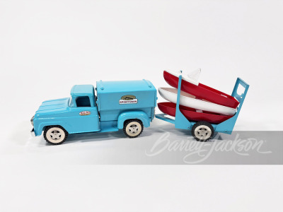 1961 TONKA SPORTSMAN TRUCK AND TRAILER TOY