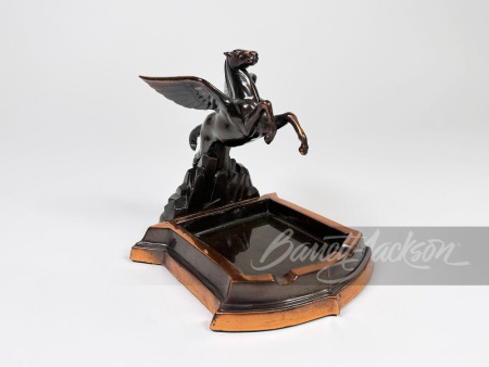 1930S-40S MOBIL OIL CAST-BRONZE ASHTRAY