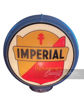 LATE 1950S IMPERIAL REFINERIES GAS PUMP GLOBE