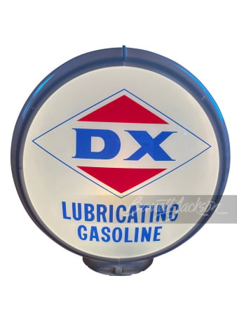 1950S DX LUBRICATING GASOLINE GLOBE