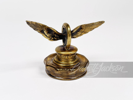 CIRCA 1930 CHARRON WINGED WHEEL HOOD MASCOT