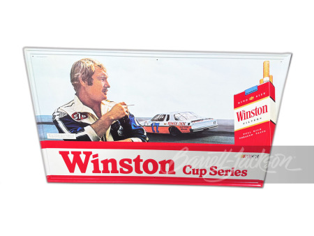 LARGE 1981 WINSTON CUP SERIES TIN SIGN