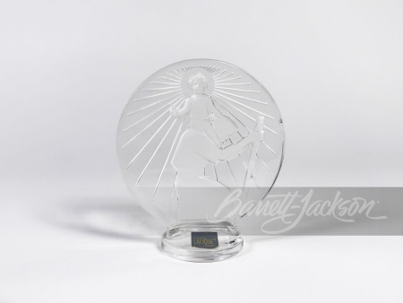 RENE LALIQUE SAINTE CRISTOPHE FROSTED GLASS HOOD MASCOT