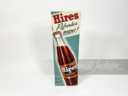 LATE 1940S-EARLY '50S HIRES ROOT BEER TIN SIGN