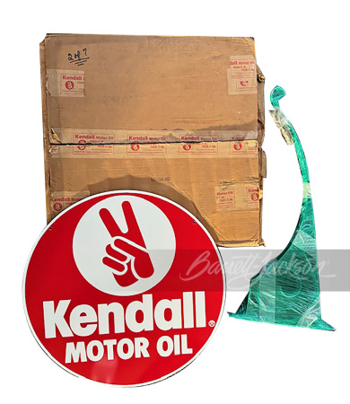 VINTAGE KENDALL MOTOR OIL TIN SIGN