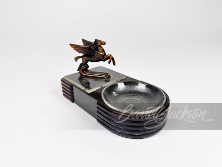 1930S-40S MOBIL OIL CAST-BRONZE ASHTRAY