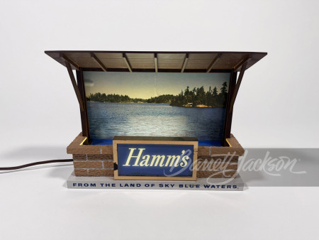 EARLY 1960S HAMM'S BEER CHALET LIGHT-UP SIGN