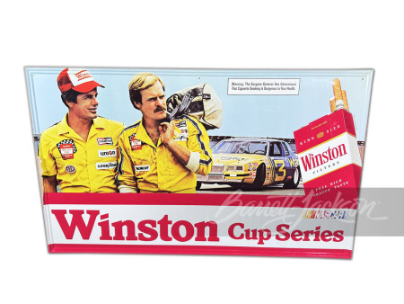 1982 NASCAR WINSTON CUP SERIES/WINSTON CIGARETTES TIN SIGN