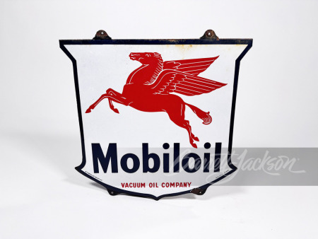 1950 MOBILOIL PORCELAIN SIGN