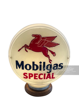 LATE 1930S-EARLY '50S MOBILGAS SPECIAL GAS PUMP GLOBE