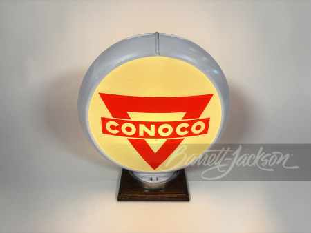 LATE 1950S CONOCO GASOLINE GAS PUMP GLOBE