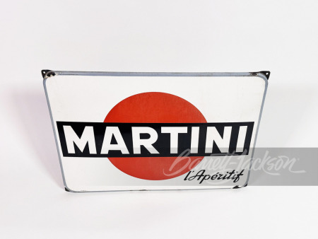 1960S MARTINI L'APERITIF PORCELAIN SIGN