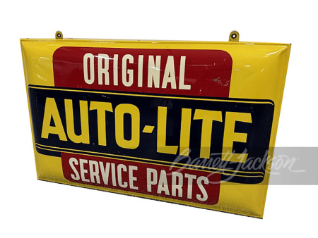 1949 AUTO-LITE SERVICE PARTS TIN SIGN