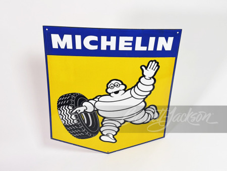 LATE 1950S-EARLY '60S MICHELIN TIRES PORCELAIN SIGN