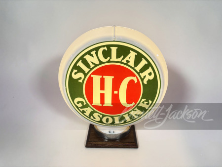 CIRCA 1940S-50S HC SINCLAIR GASOLINE GAS PUMP GLOBE