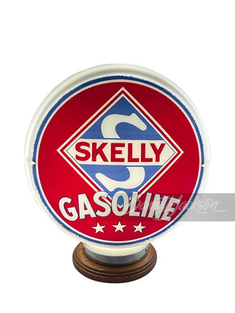 MID-1950S SKELLY GASOLINE GAS PUMP GLOBE