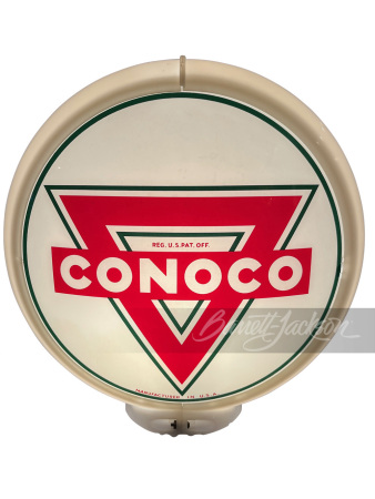 1940S CONOCO GASOLINE GAS PUMP GLOBE