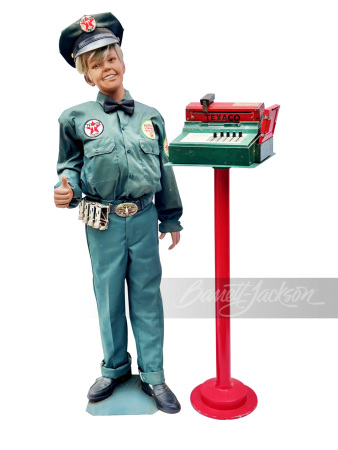 CIRCA EARLY 1960S TEXACO OIL SERVICE STATION ATTENDANT MANNEQUIN