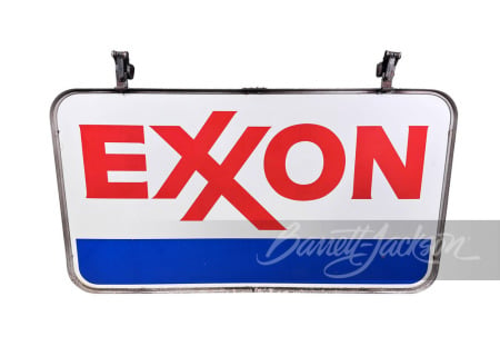 LARGE 1960S EXXON OIL PORCELAIN SIGN