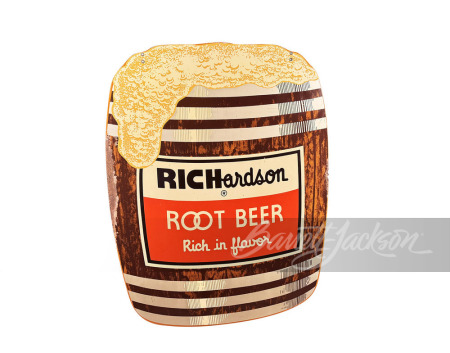 1950S RICHARDSON ROOT BEER TIN SIGN