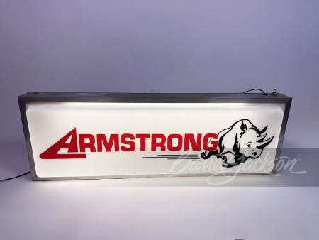 VINTAGE ARMSTRONG TIRES LIGHT-UP SIGN