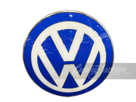 VINTAGE VOLKSWAGEN AUTOMOBILES LIGHT-UP SIGN