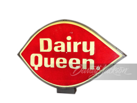 LARGE CIRCA 1970S DAIRY QUEEN ICE CREAM SIGN