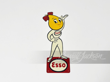 1960 ESSO "HAPPY THE DROPLET GIRL" TIN SIGN