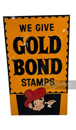 GOLD BOND STAMPS TIN SIGN