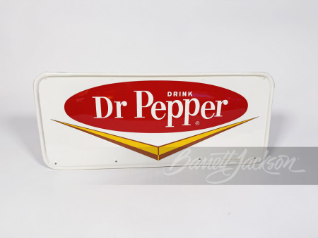 1950S-60S DR PEPPER EMBOSSED TIN SIGN