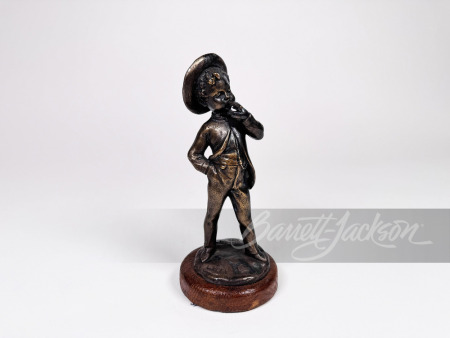 BELLE EPOQUE FRENCH BRONZE HOOD MASCOT