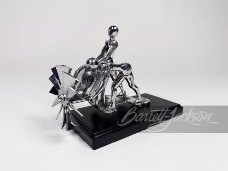 1931 ACTION TWINS MECHANICAL HOOD ORNAMENT