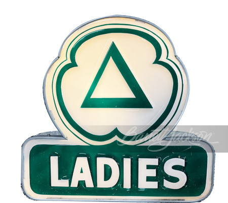 LATE 1950S-EARLY '60S CITIES SERVICE ''LADIES'' LIGHT-UP SIGN