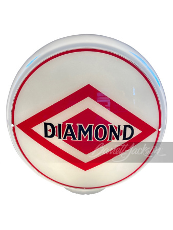 1930S DIAMOND GASOLINE GAS PUMP GLOBE