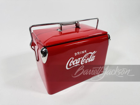 1950S IDEAL COCA-COLA METAL PICNIC COOLER