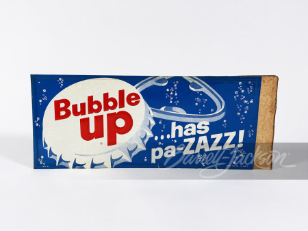 1960S BUBBLE UP SODA TIN SIGN