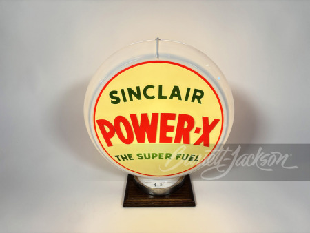 1950S SINCLAIR POWER-X GAS PUMP GLOBE