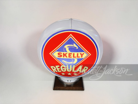 1950S SKELLY REGULAR GASOLINE GAS PUMP GLOBE