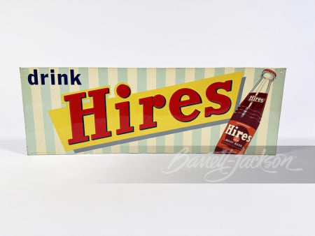 1950S HIRES ROOT BEER TIN SIGN