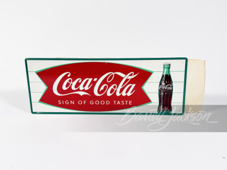 LATE 1950S-EARLY '60S COCA-COLA TIN SIGN