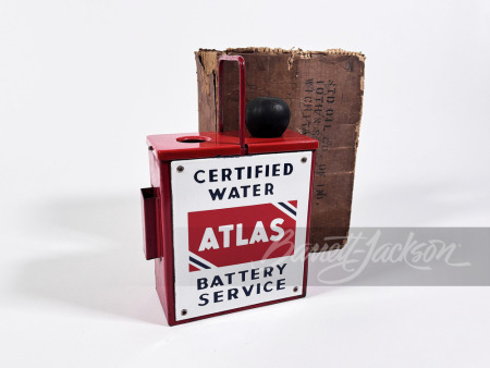 1930S STANDARD OIL ATLAS BATTERY SERVICE PORTABLE SERVICER