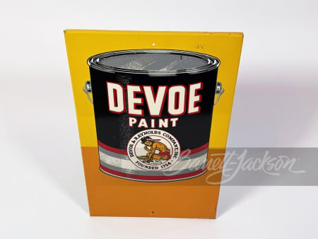 1950S DEVOE PAINT TIN SIGN