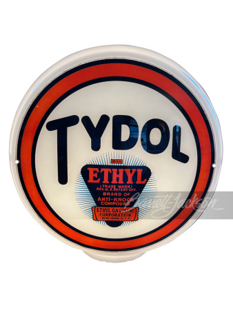 1930S TYDOL ETHYL GAS PUMP GLOBE