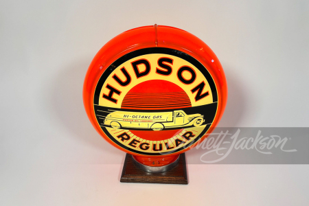 HUDSON REGULAR GASOLINE GAS PUMP GLOBE