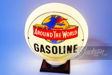 1950S AROUND THE WORLD GASOLINE GAS PUMP GLOBE