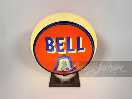 1940S BELL GASOLINE GAS PUMP GLOBE